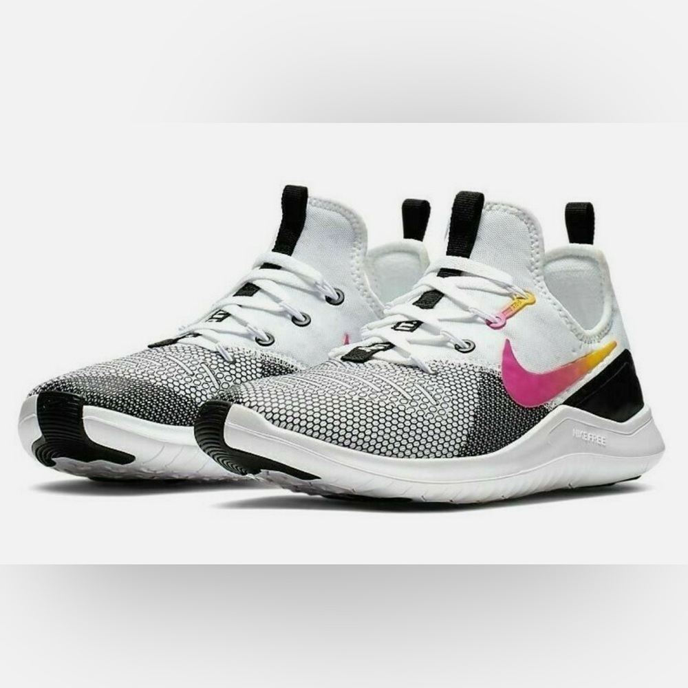 Nike Free TR8 Training Sneakers - Black, Pink, and Yellow 942888-008